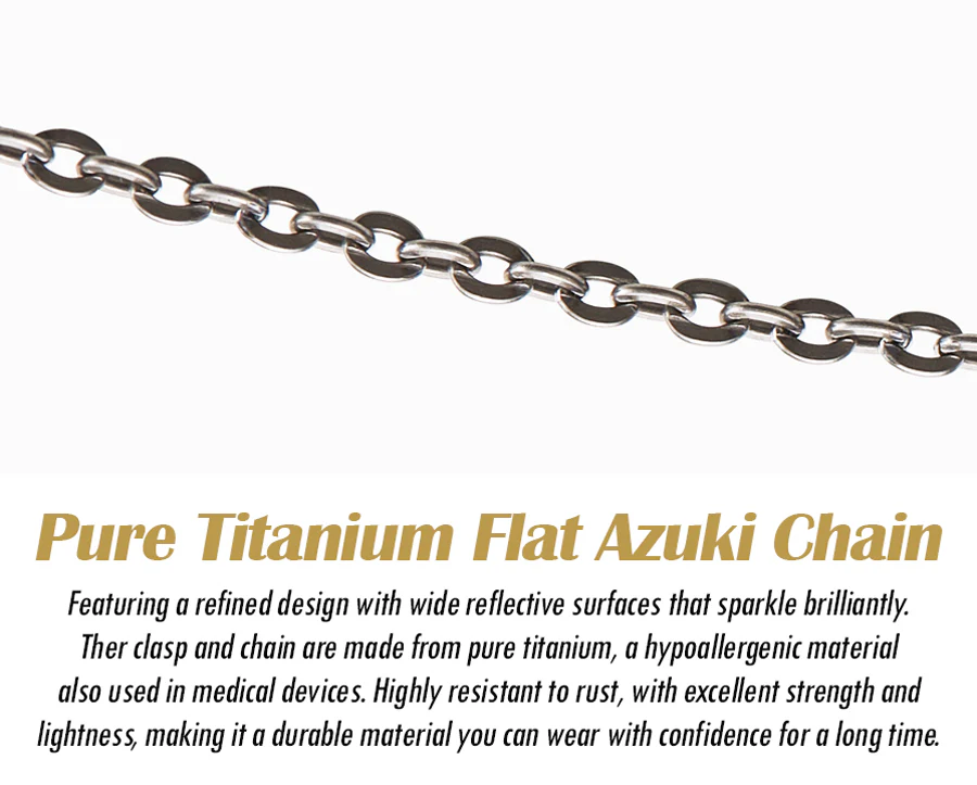 Titanium Slim Chain Necklace Basic - Image 8
